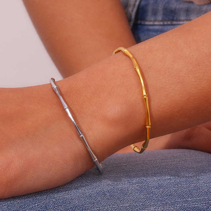 Bamboo Open Bracelet